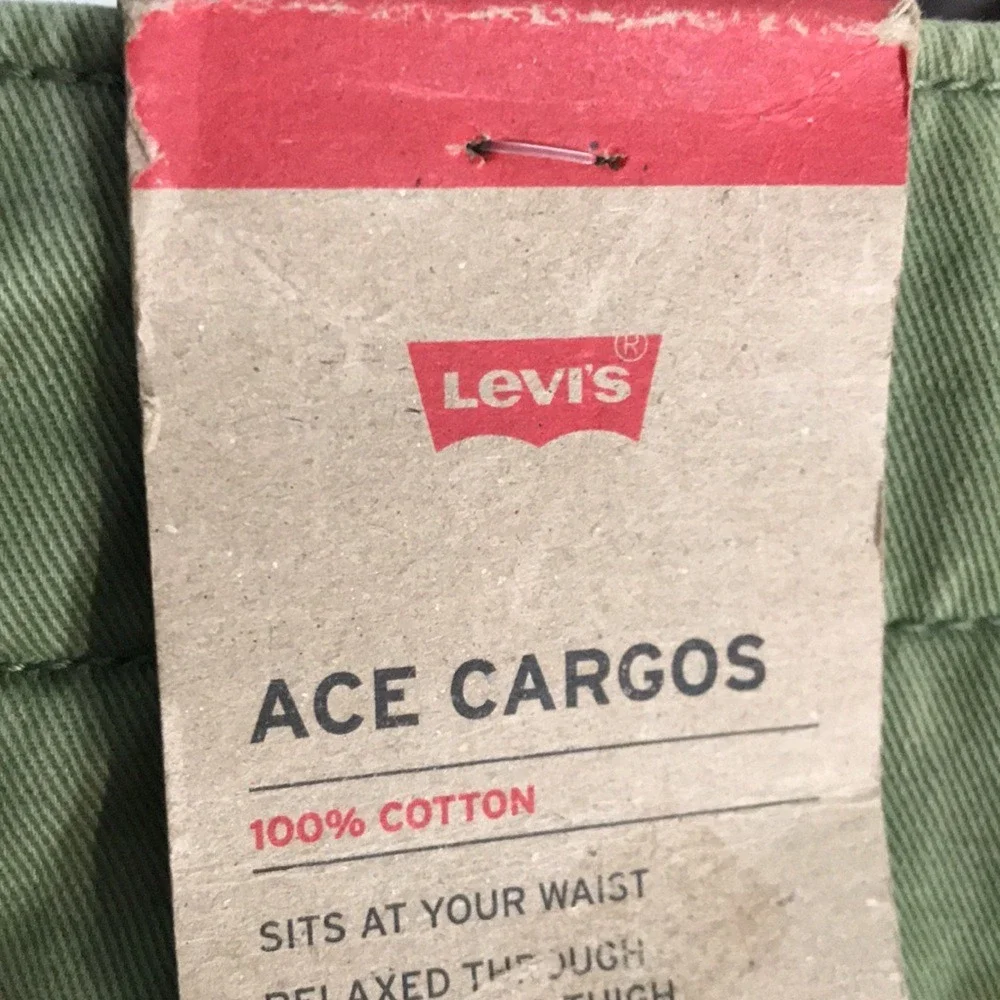 Levi's Men's 31x32 Olive Ace Cargo Pants Utility Y2K NEW‎